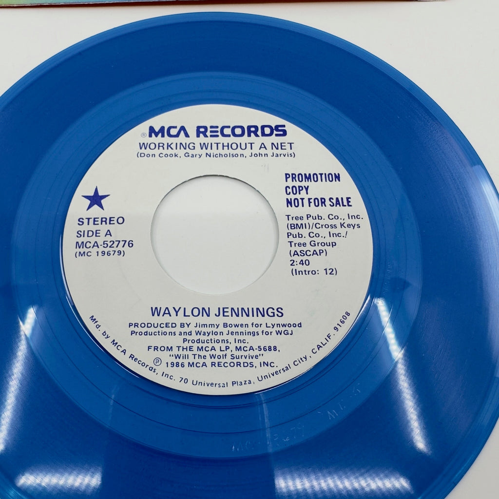 Waylon Jennings – Working Without A Net - LP, Vinyl Records Set Of 5