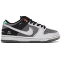 Nike Mens SB Dunk Low Pro ISO Camcorder Sneakers Gray/White Size 9.5 CV1659-001