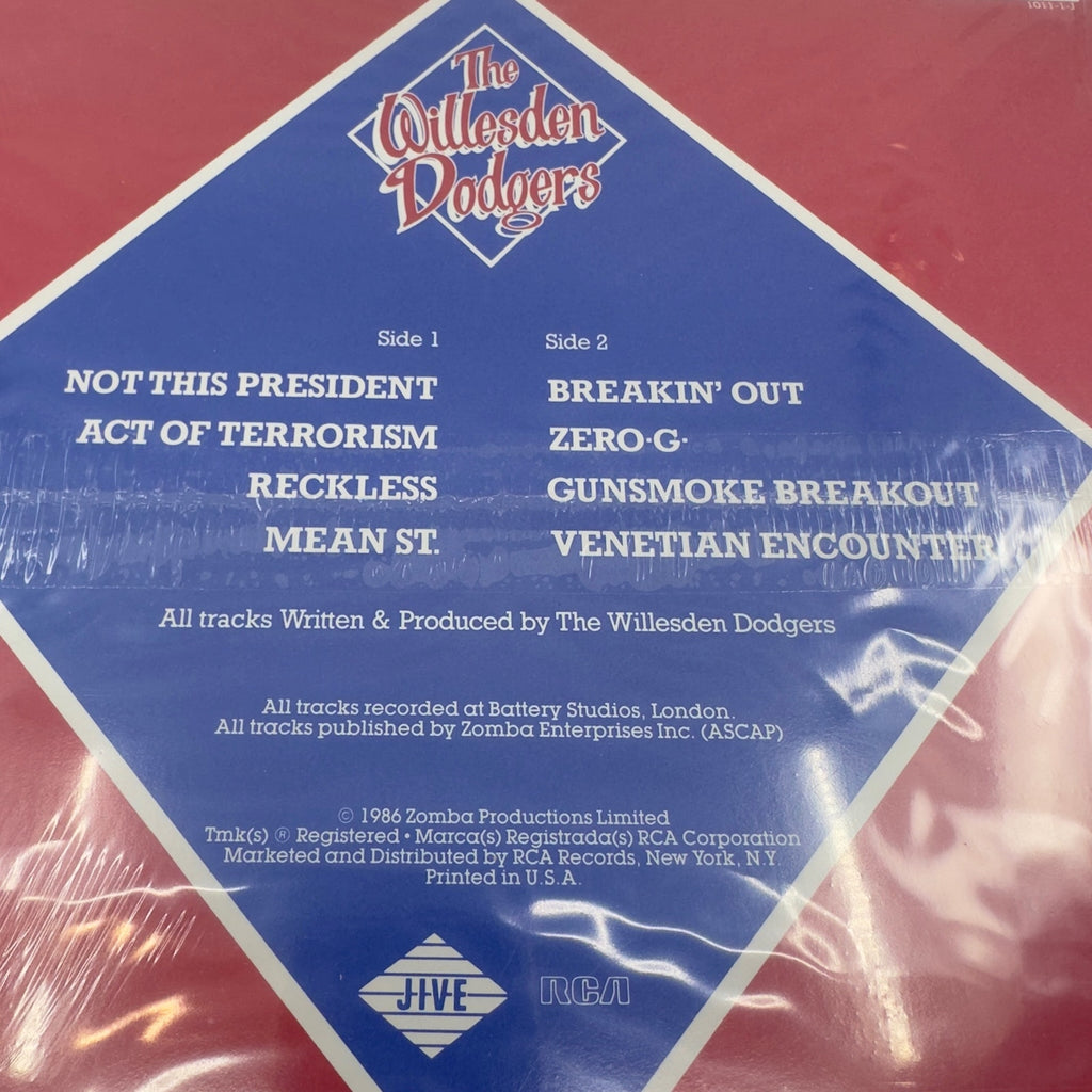 The Willesden Dodgers 1st Base Vinyl Record Brand New