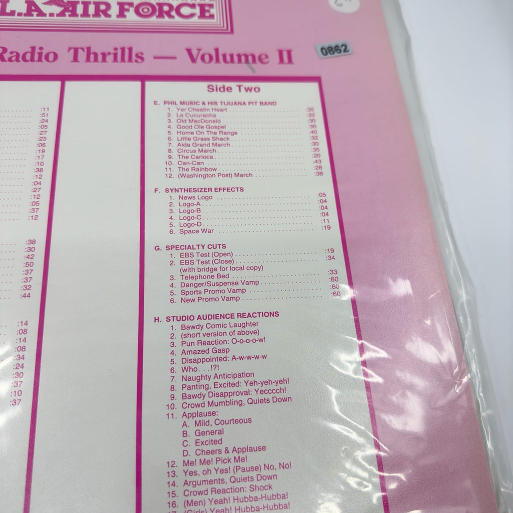 L.A. Airforce - Cheap Radio Thrills 2 - LP, Vinyl Records