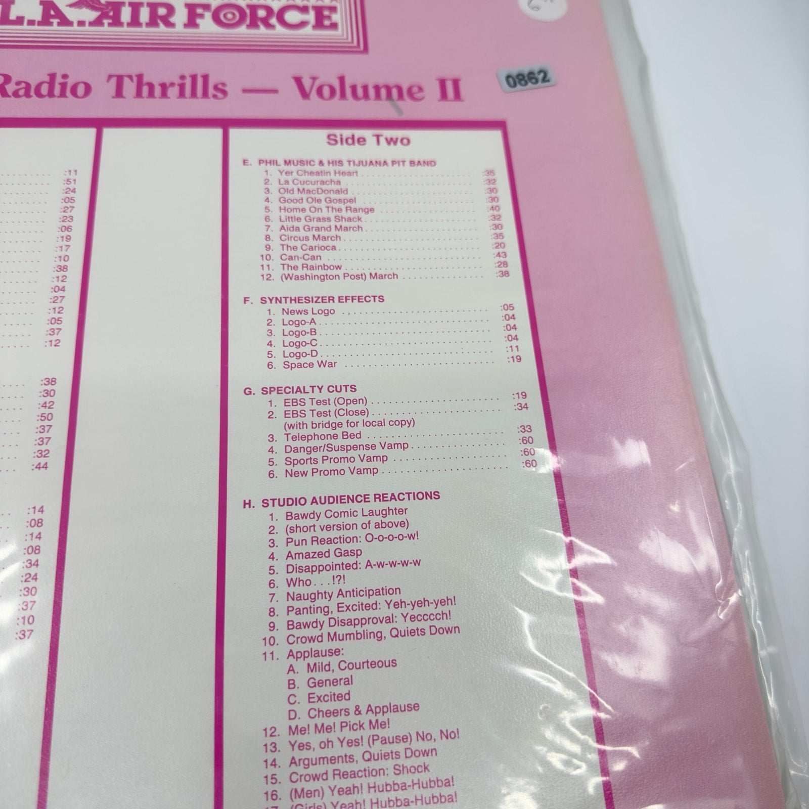 L.A. Airforce - Cheap Radio Thrills 2 - LP, Vinyl Records